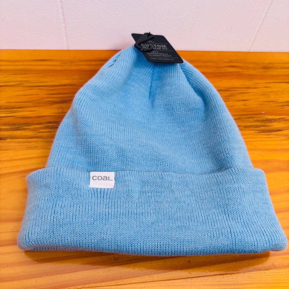 Coal Snowbird Beanie - Custom‎ Headwear - Cuffed Knit Hat - One Size Light Blue